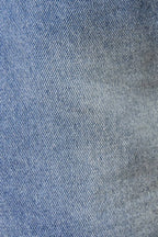 Cap Sleeve Collared Denim Top