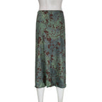 Moody Printed Midi Skirt