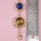 Gemstone Cabochon Station Chain Belt