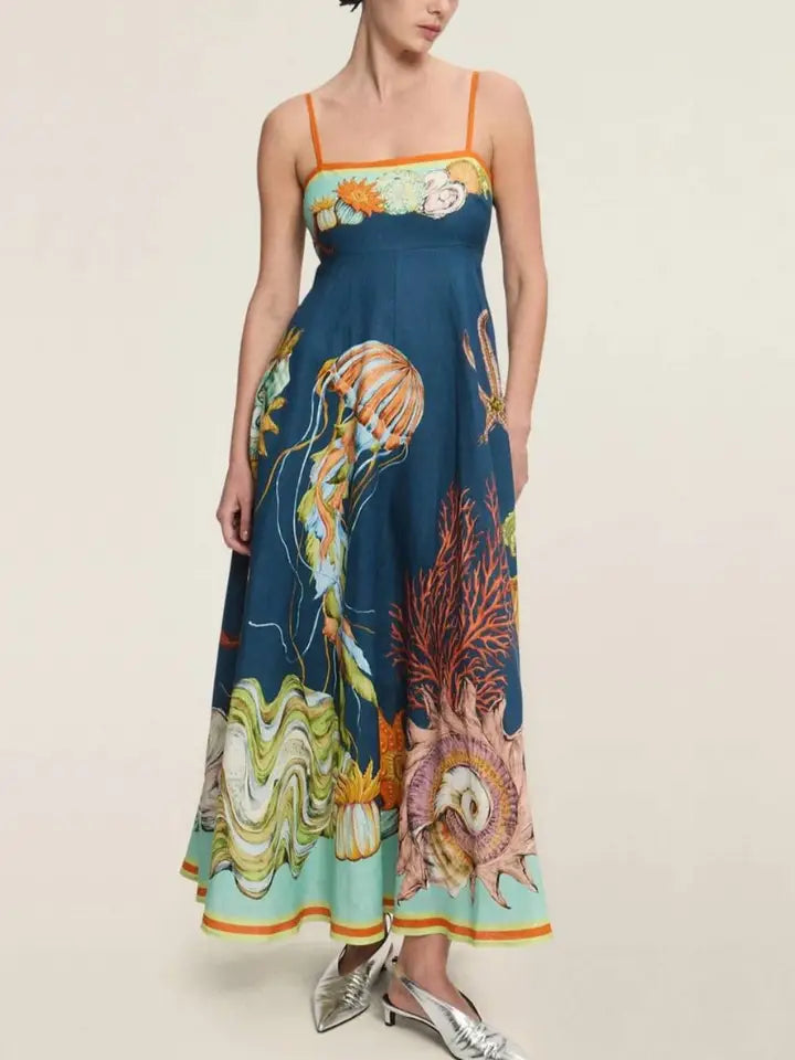 Jellyfish Print Dress