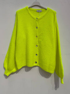 Superfine alpaca and wool cardigan