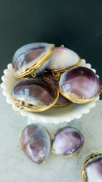 Purple Cowrie Trinket Box