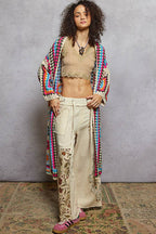 Colorful Crochet Cardigan