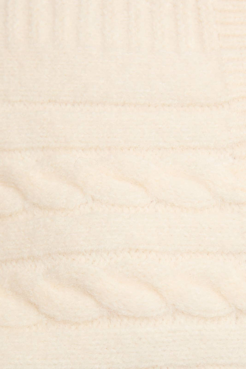 Off-Shoulder Button Sweater