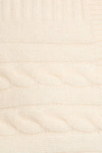 Off-Shoulder Button Sweater