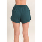 Elastic Waistband Shorts