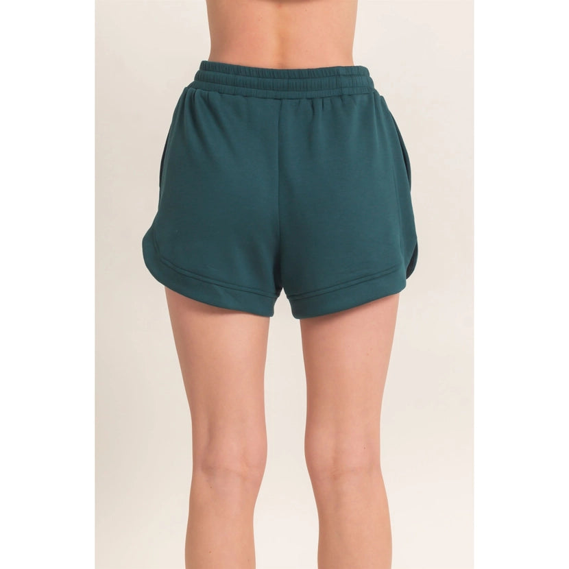 Elastic Waistband Shorts