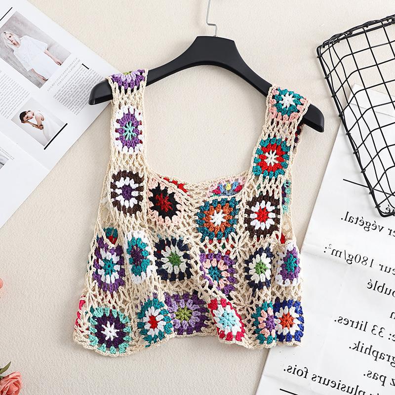 Granny Square Crop Top