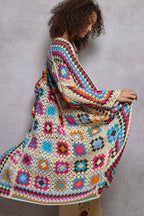 Colorful Crochet Cardigan