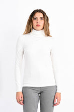 Load image into Gallery viewer, Basic White Turtleneck
