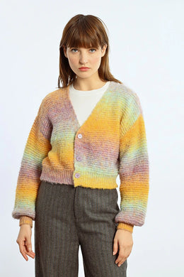 Saffron Tie Dye Cardigan