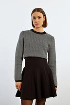 Knitted Mini Skirt