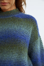 Load image into Gallery viewer, Blue Ombre Striped Sweater