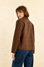 Chocolate Checked Jacket
