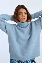 Boxy Turtleneck Sweater