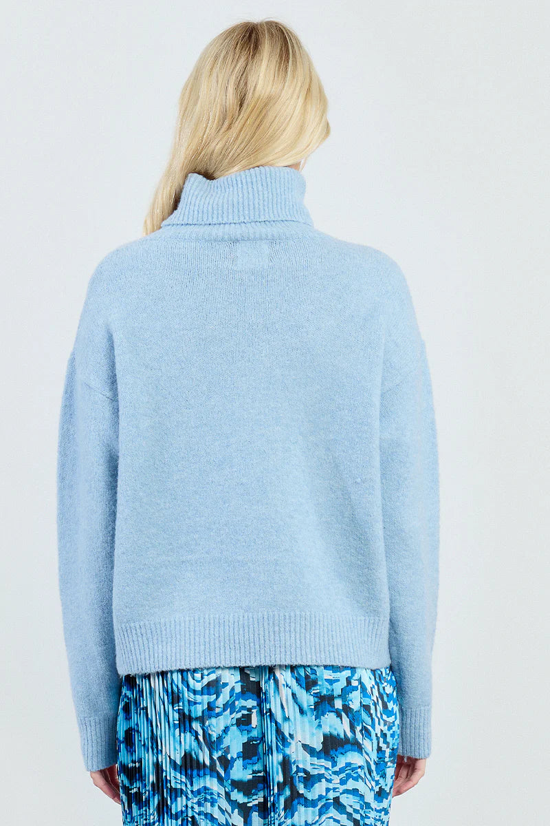 Boxy Turtleneck Sweater