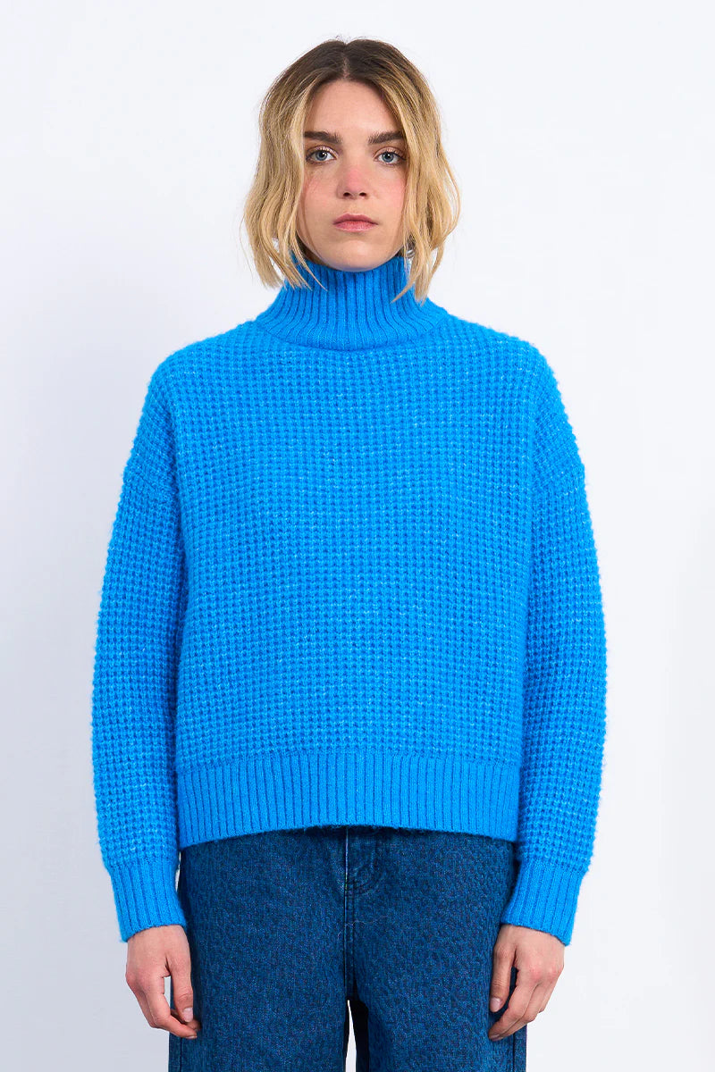 Waffle Knitted Sweater