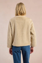 Double-Breasted Fur Jacket