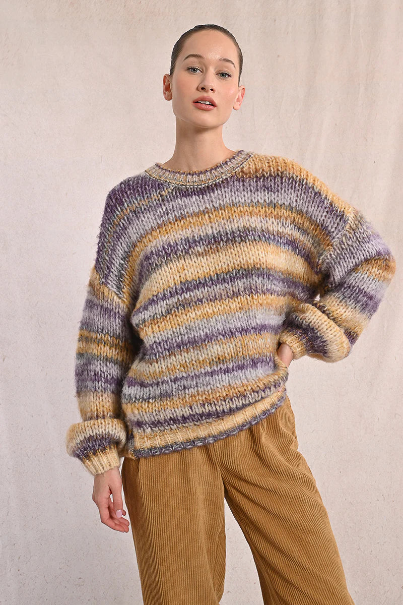 Multicolored Chunky Sweater