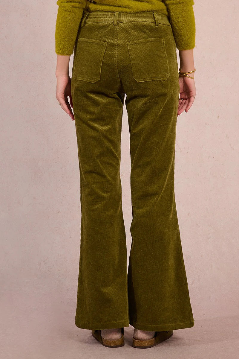Flared Corduroy Pants