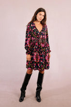 Load image into Gallery viewer, Hot Pink Hippie Dress