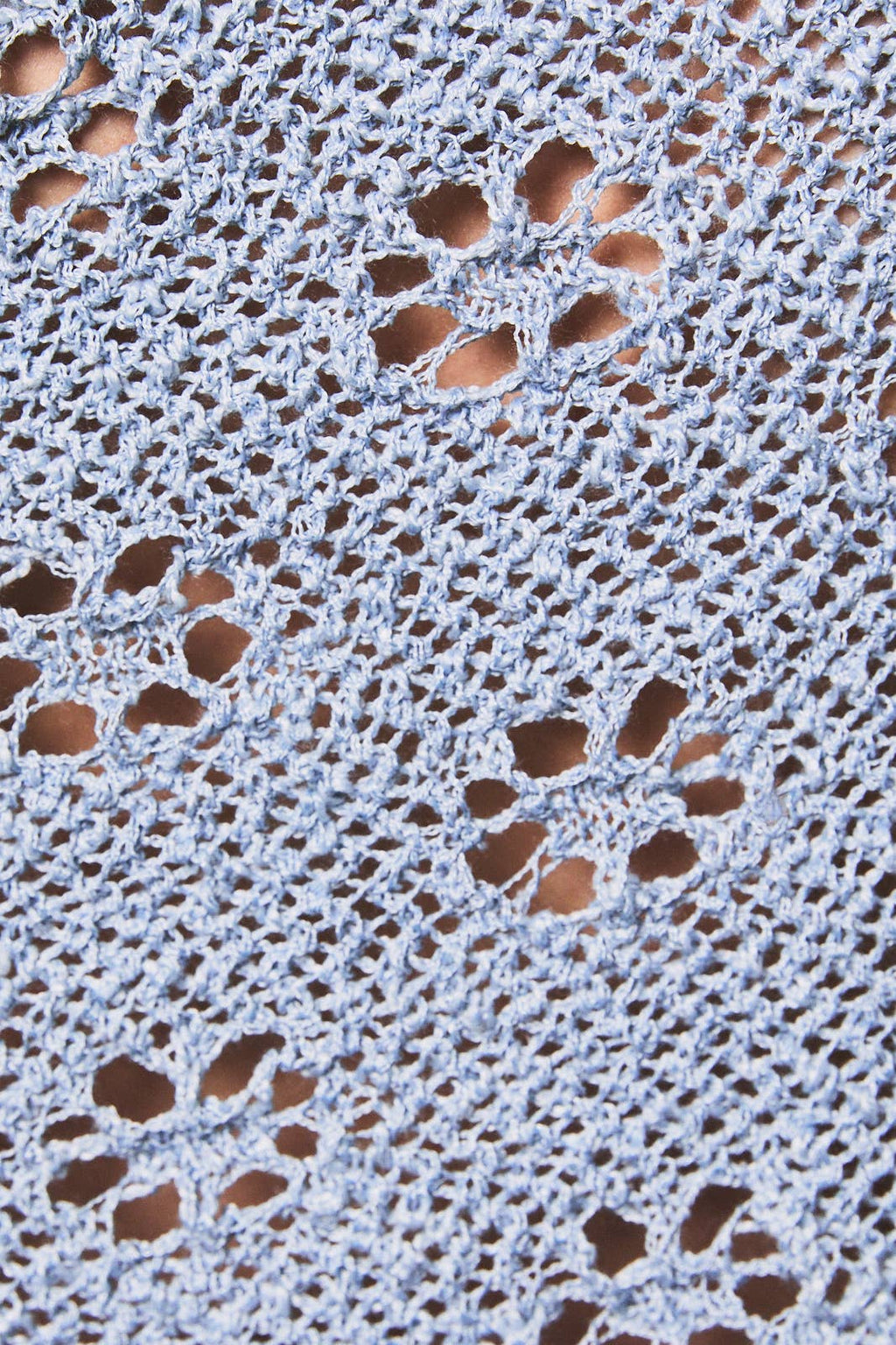 Openwork Detail Sweater Poncho