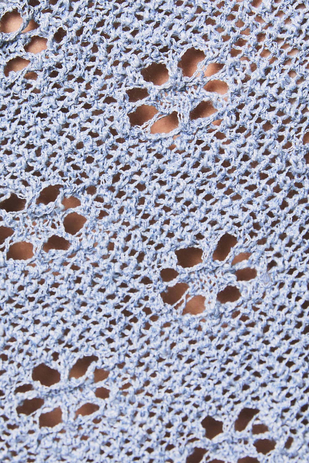 Openwork Detail Sweater Poncho