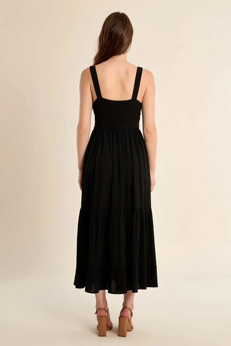 Black V-Neck Dress