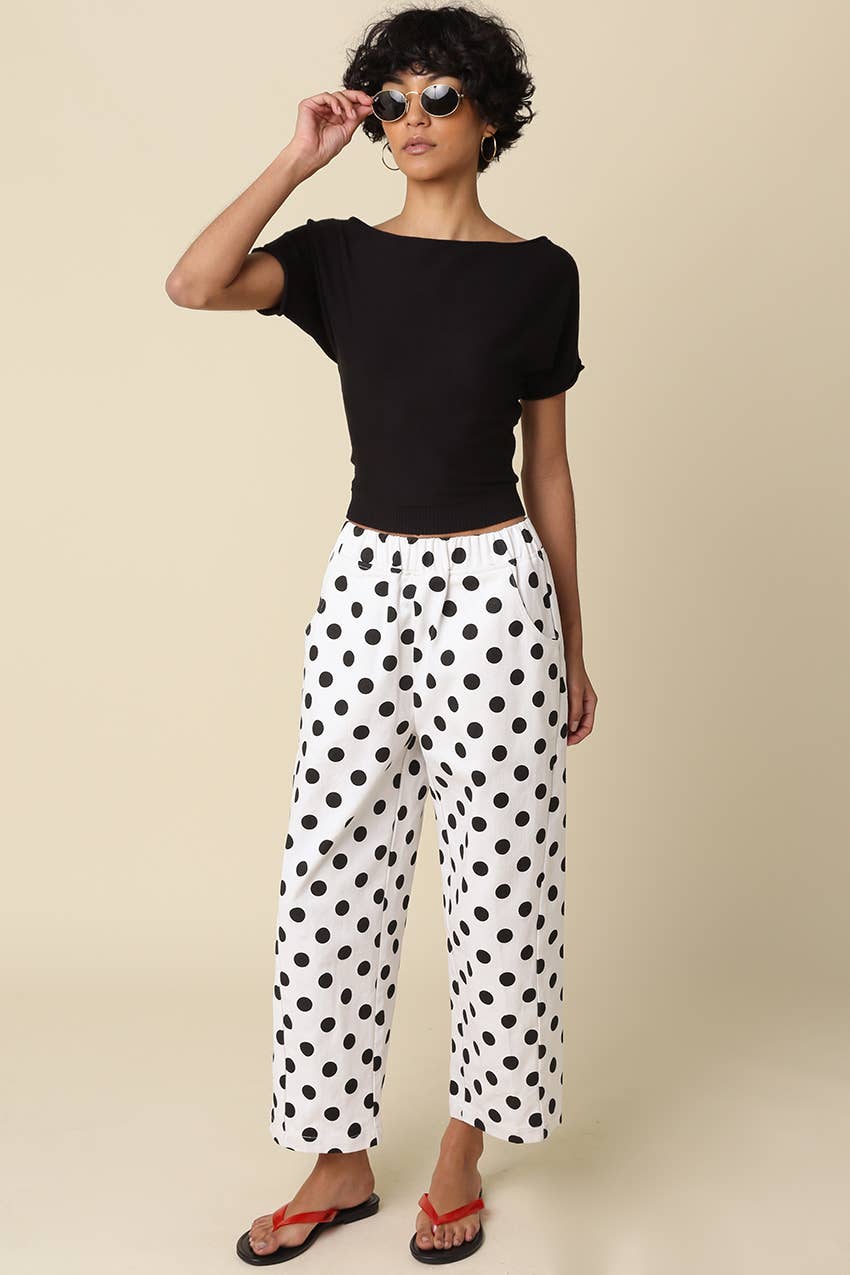Angela Boat Neck Cinched Tee
