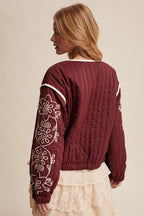 Embroidered Quilted Western Jacket