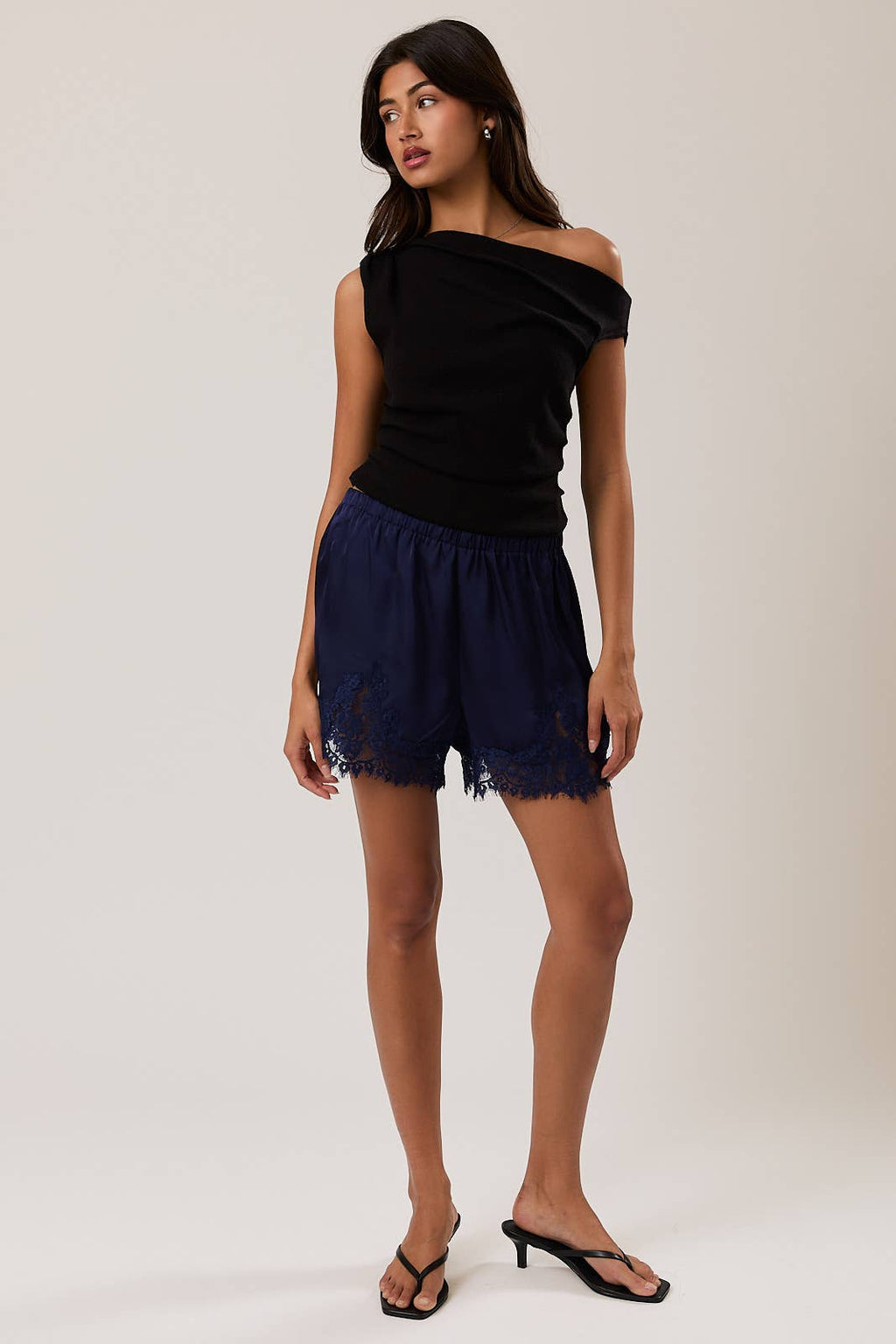 Lace Trim Shorts