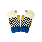 Color-Block Touchscreen Winter Gloves