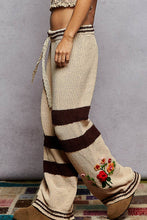 Load image into Gallery viewer, 3D Embroidery Chenille Sweater Pants