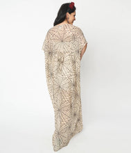 Load image into Gallery viewer, Sequin Spiderweb Caftan Dress