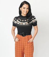 Load image into Gallery viewer, Halloween Fair Isle Sweater