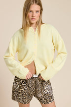 Essential Button Down Cardigan Top