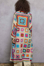 Colorful Crochet Cardigan