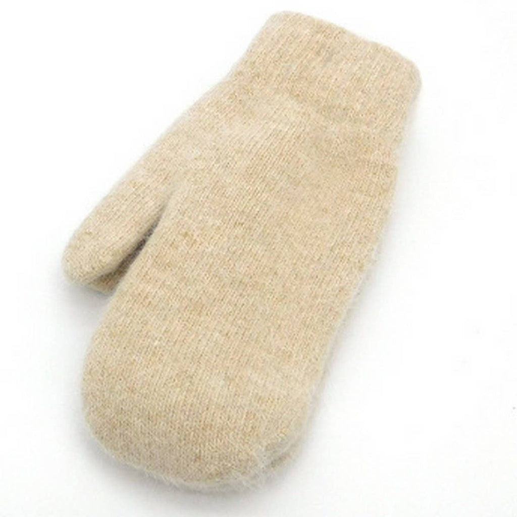 Rabbit Fur Mittens