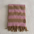 Blue-Brown Stripe Scarf