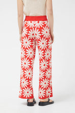 Load image into Gallery viewer, Red Orange Daisy Pants