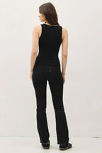 Double Lined Basic Square Neck Tank
