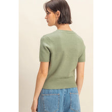 Load image into Gallery viewer, Short Sleeve Sweater Top