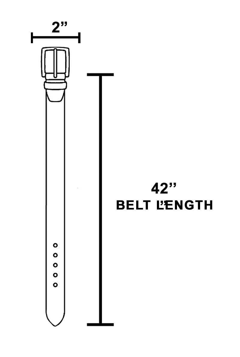 Oval Concho Disc Vegan Leather Link Belt