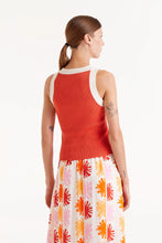 Load image into Gallery viewer, Orange &amp; Cream Tank Top