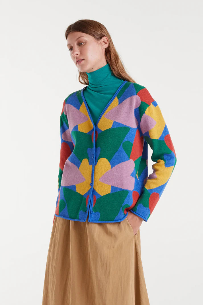 Rainbow Heart Cardigan