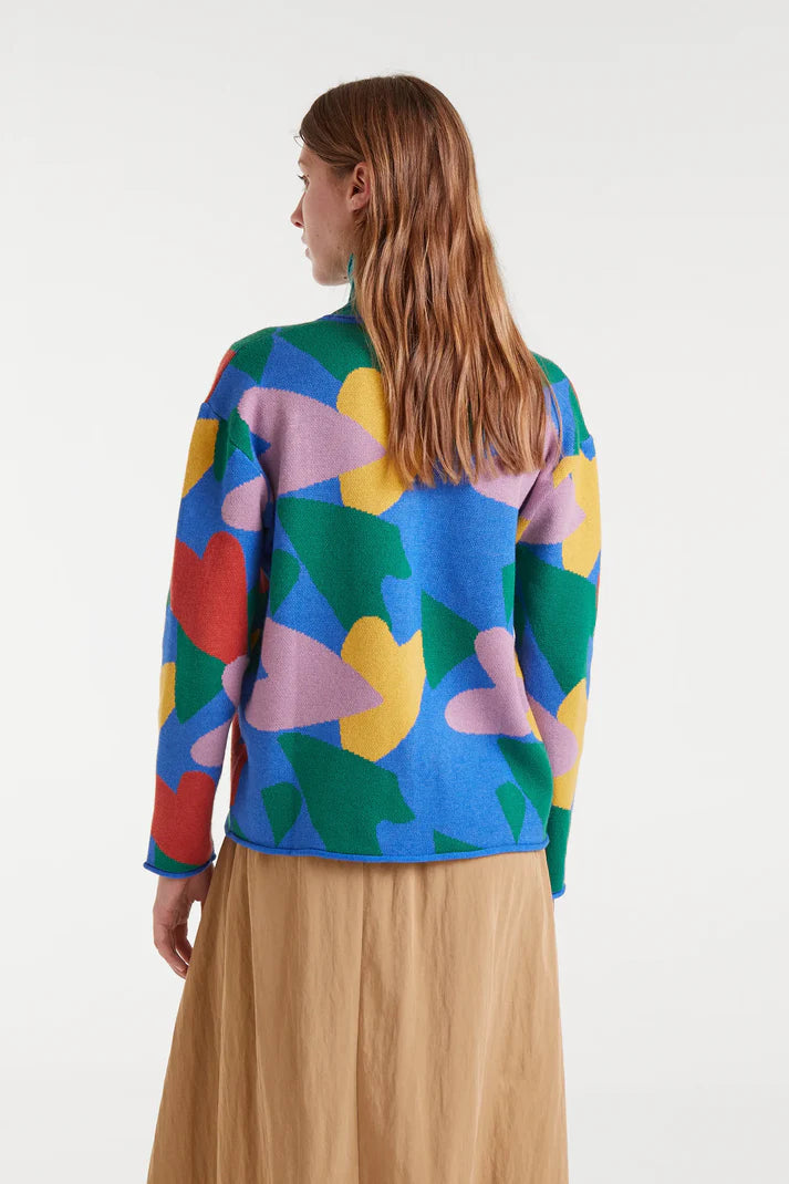 Rainbow Heart Cardigan