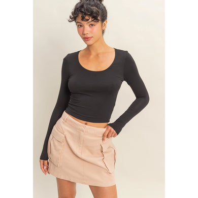 Minimalist Scoop Neck Top