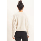 Chenille Crew Neck Sweater
