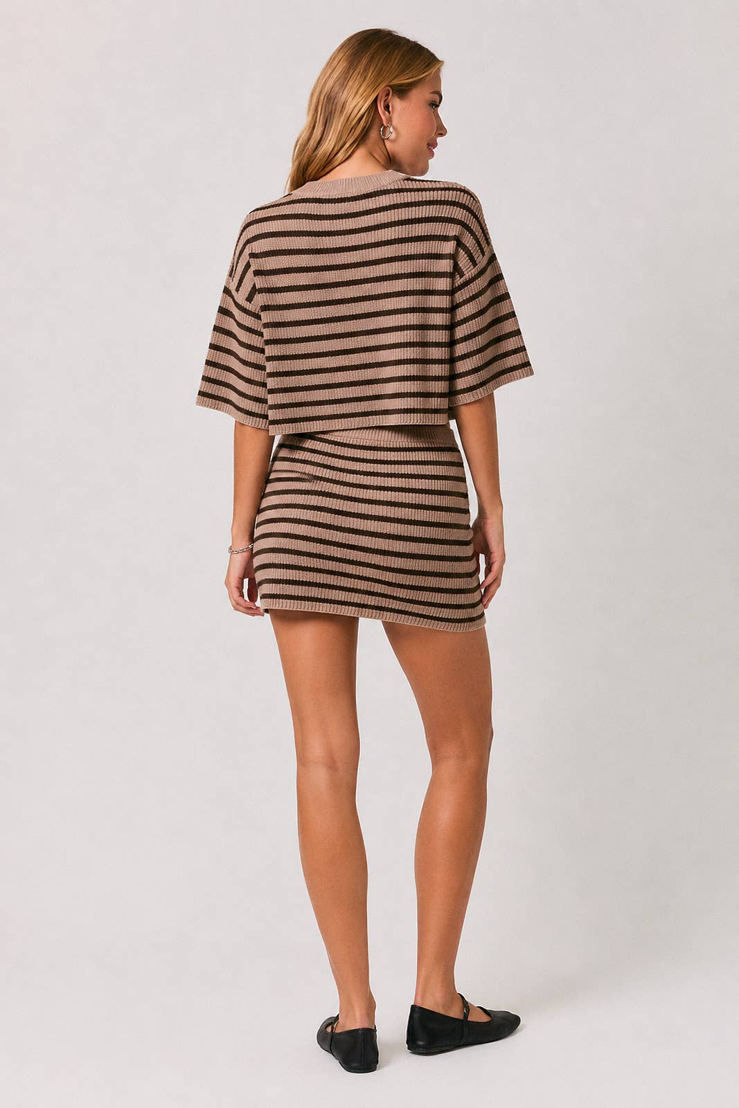Striped Sweater Set
