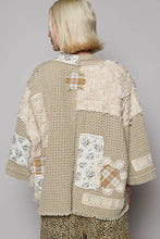 Load image into Gallery viewer, 3/4 Sleeve Patchwork Cardigan